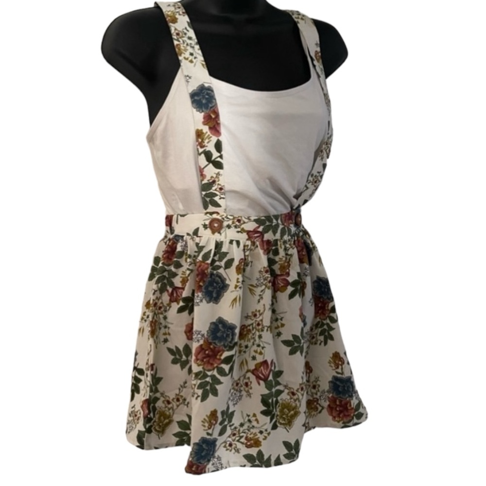 Bailey’s Blossoms Suspender Skirt Floral 3t